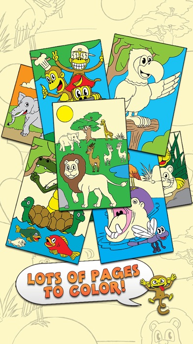 Coloring Animal Zoo screenshot 1