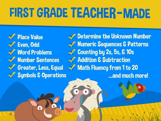Animal 1st Grade Math screenshot 6