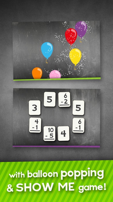 Subtraction Flash Cards screenshot 2