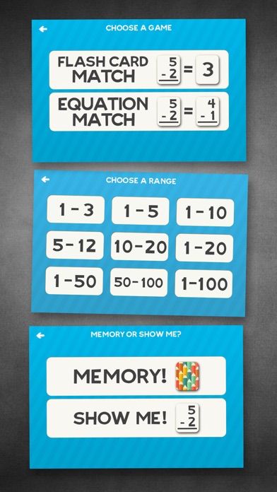 Subtraction Flash Cards screenshot 3