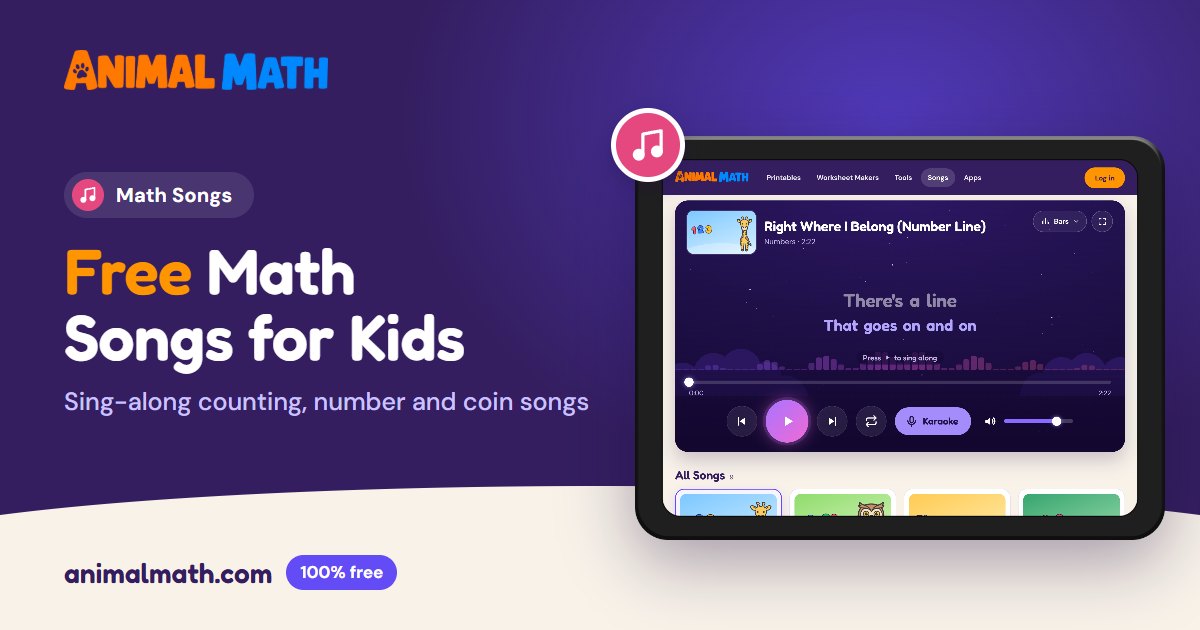 Counting In Jungle Town (Alt) - Math Song for Kids | Animal Math