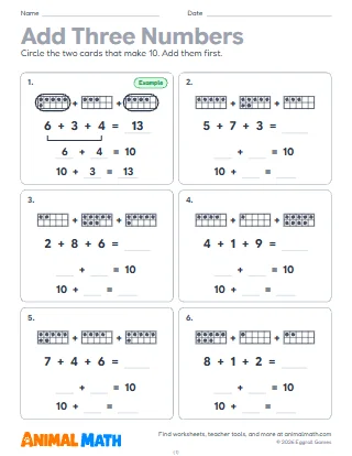 Adding Three Numbers