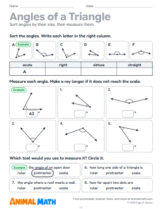 Angles of a Triangle