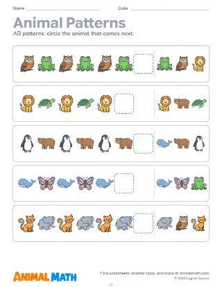 Animal Patterns: What Comes Next?