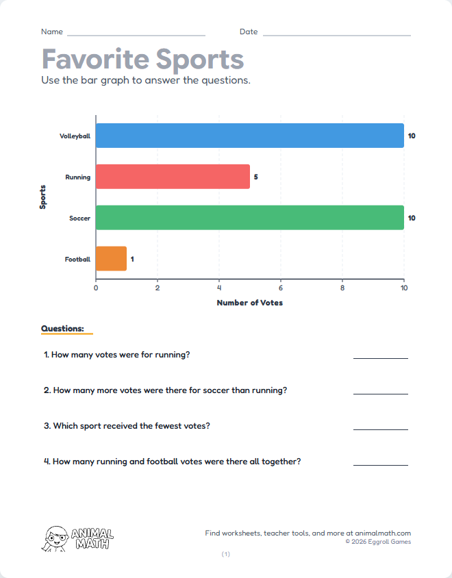 Horizontal Bar Graph to 10 preview