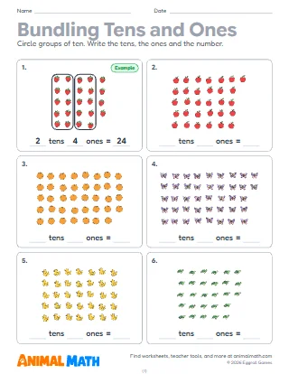 Bundling Tens and Ones