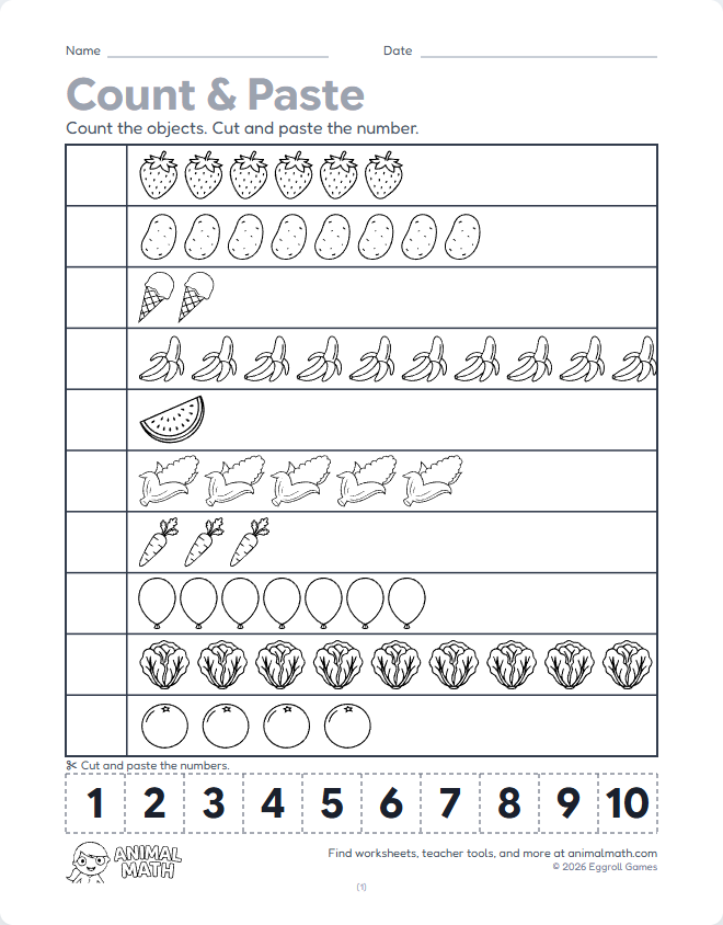 Count & Paste to 10 preview