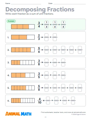 Decomposing Fractions
