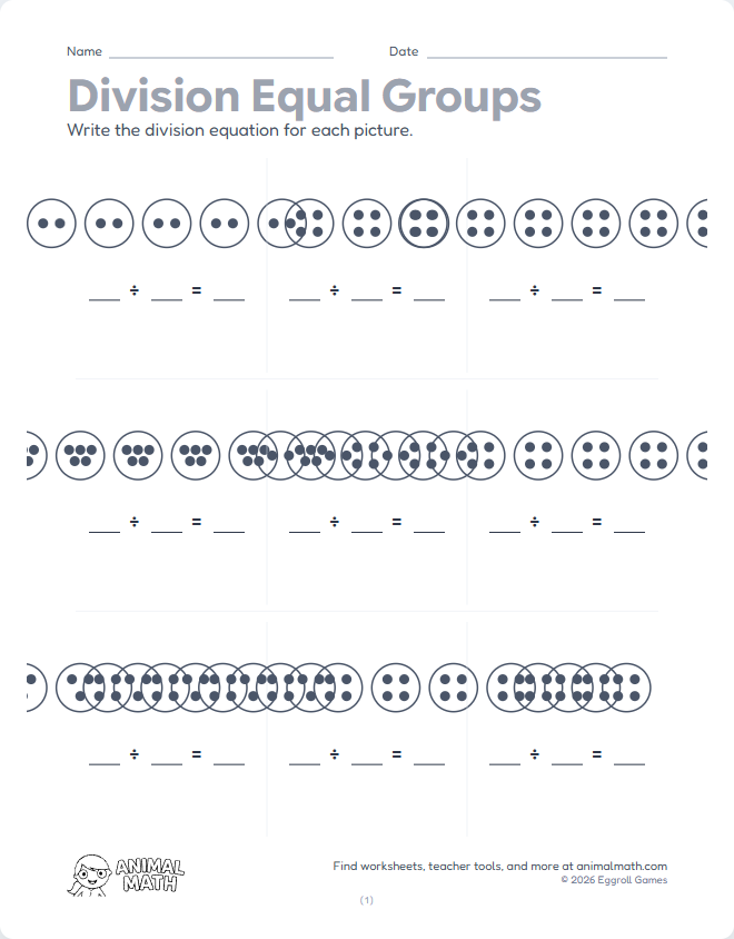 Division - 10 Groups, up to 5 Each