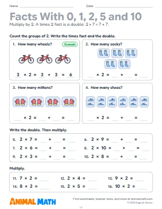 Facts With 0, 1, 2, 5 and 10