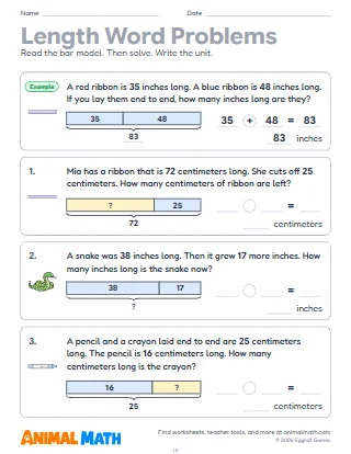 Length Word Problems