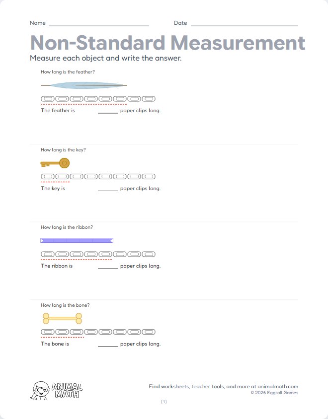 Measurement - Non-Standard Units