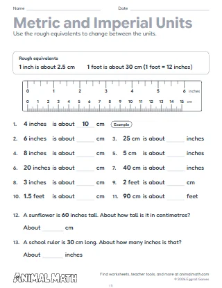 Metric and Imperial Units
