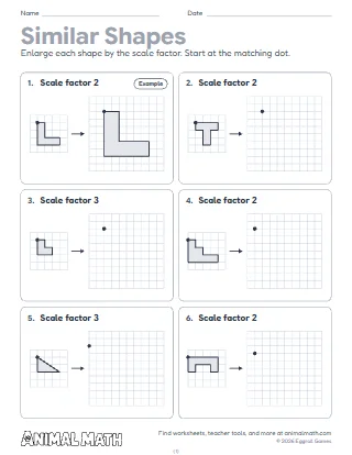 Scale Factors and Similar Shapes