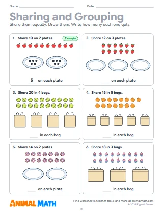 Division: Sharing and Grouping