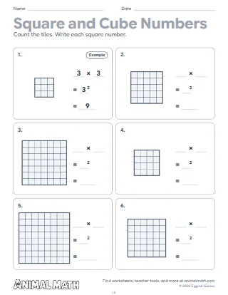 Square and Cube Numbers