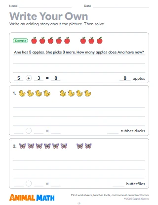 Write Your Own Word Problems